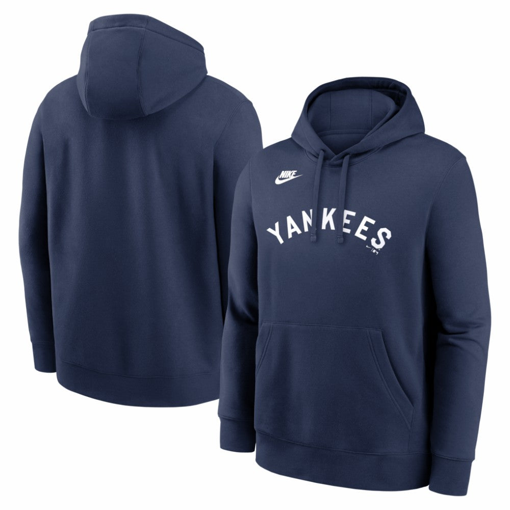 New York Yankees Nike Cooperstown Collection Wordmark Club Hoodie - MLB