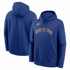Milwaukee Brewers Nike Cooperstown Collection Wordmark Club Hoodie - MLB