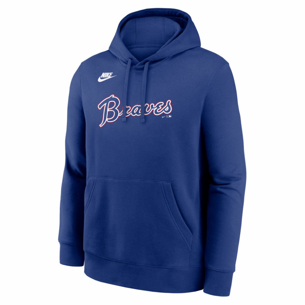 Atlanta Braves Nike Cooperstown Collection Wordmark Club Hoodie - MLB