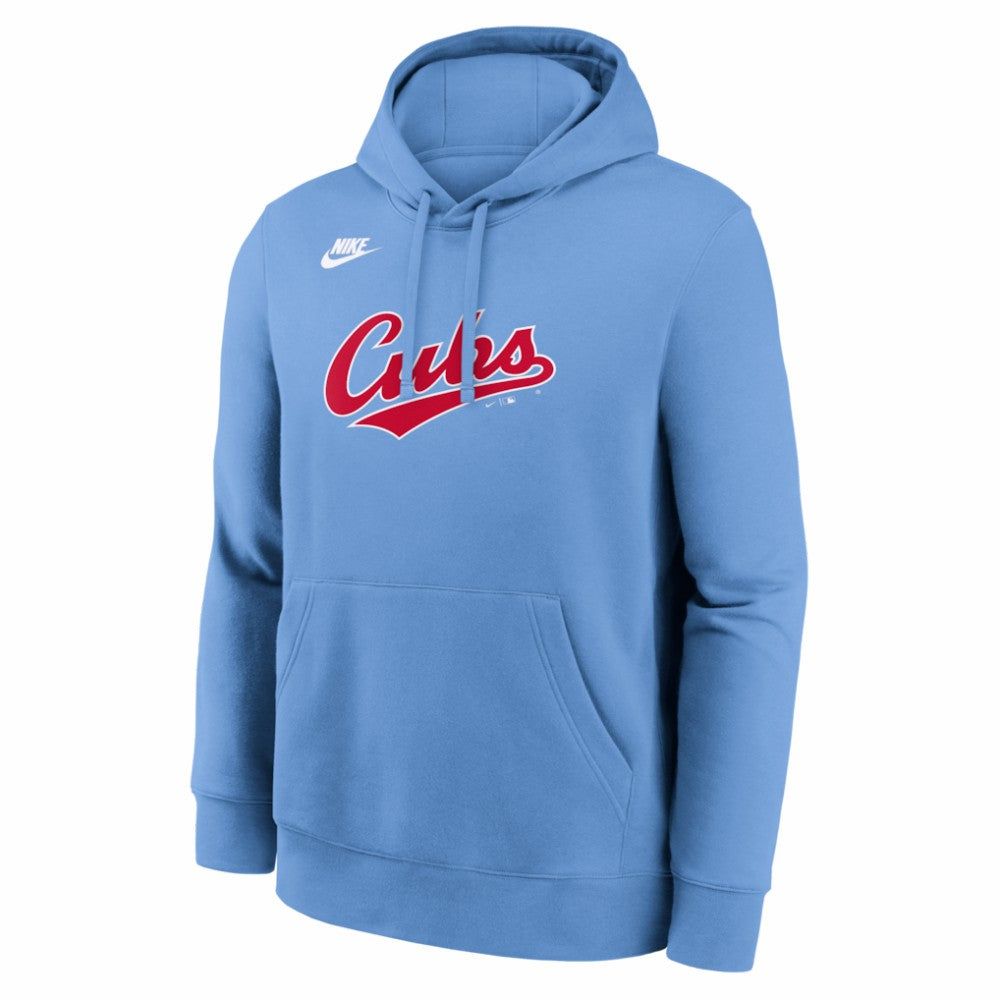 Chicago Cubs Nike Cooperstown Collection Wordmark Club Hoodie - MLB
