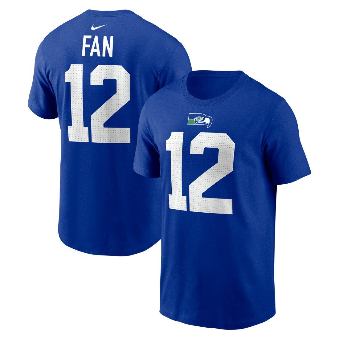 12s Seattle Seahawks Player Name & Number T-Shirt Royal | Nike for Sale