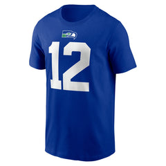 12s Seattle Seahawks Player Name & Number T-Shirt Royal | Nike for Sale