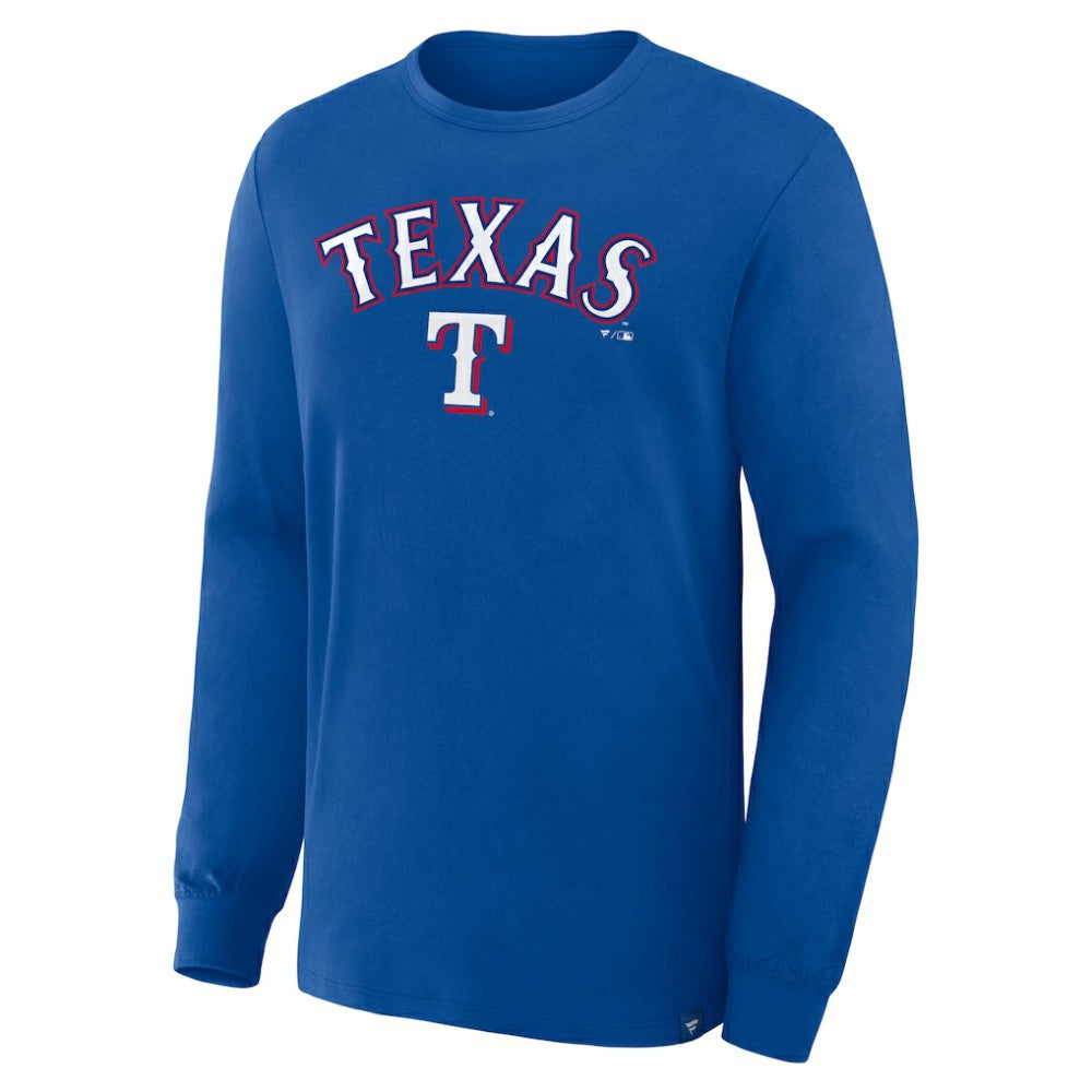 Texas Rangers Fanatics Lock-Up Legacy Long Sleeve T-Shirt - MLB