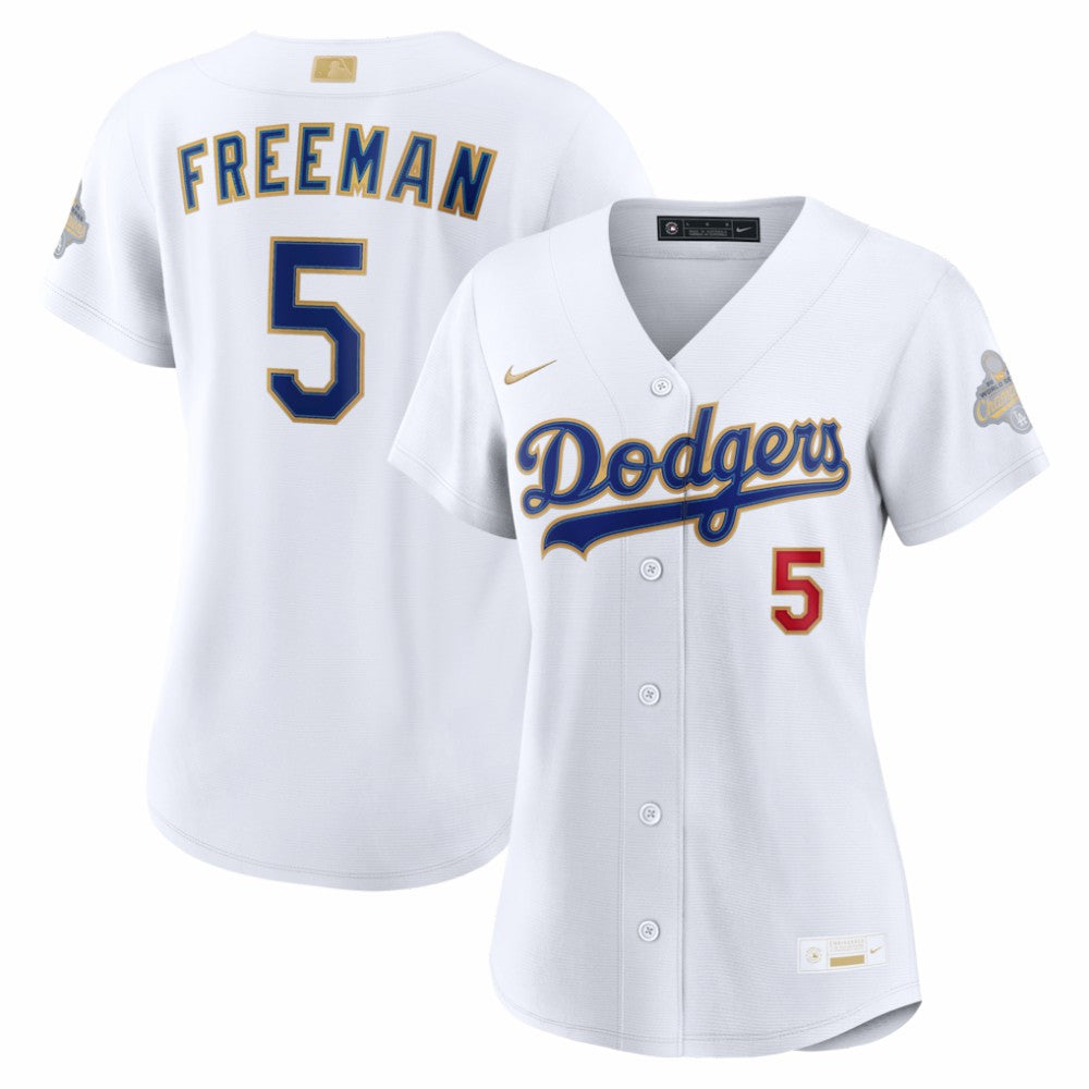 Freddie Freeman Los Angeles Dodgers Nike Women's 2026 Gold Collection Stadium Jersey - MLB