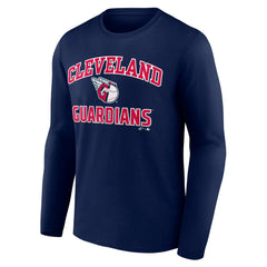 Cleveland Guardians Logo Athletic Heart & Soul Long Sleeve T-Shirt - MLB
