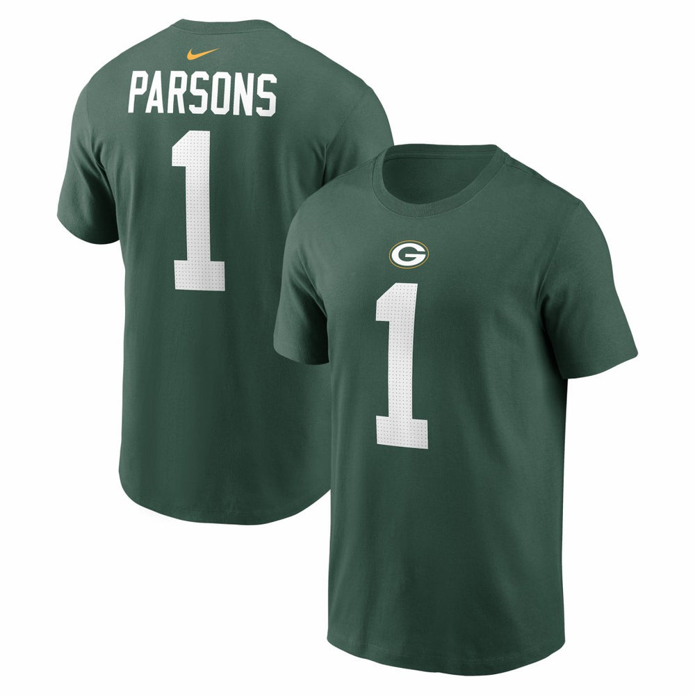 Micah Parsons Green Bay Packers Name & Number T-Shirt Green | Nike for Sale