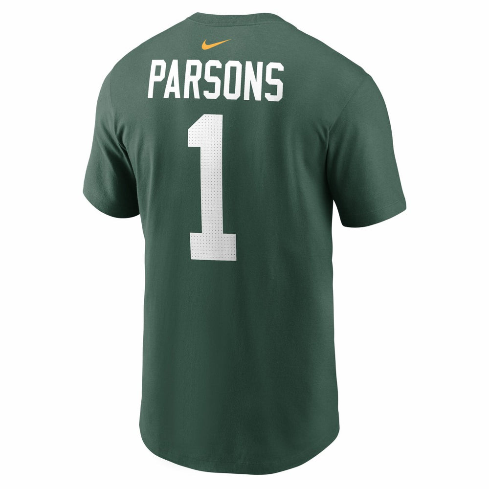 Micah Parsons Green Bay Packers Name & Number T-Shirt Green | Nike for Sale