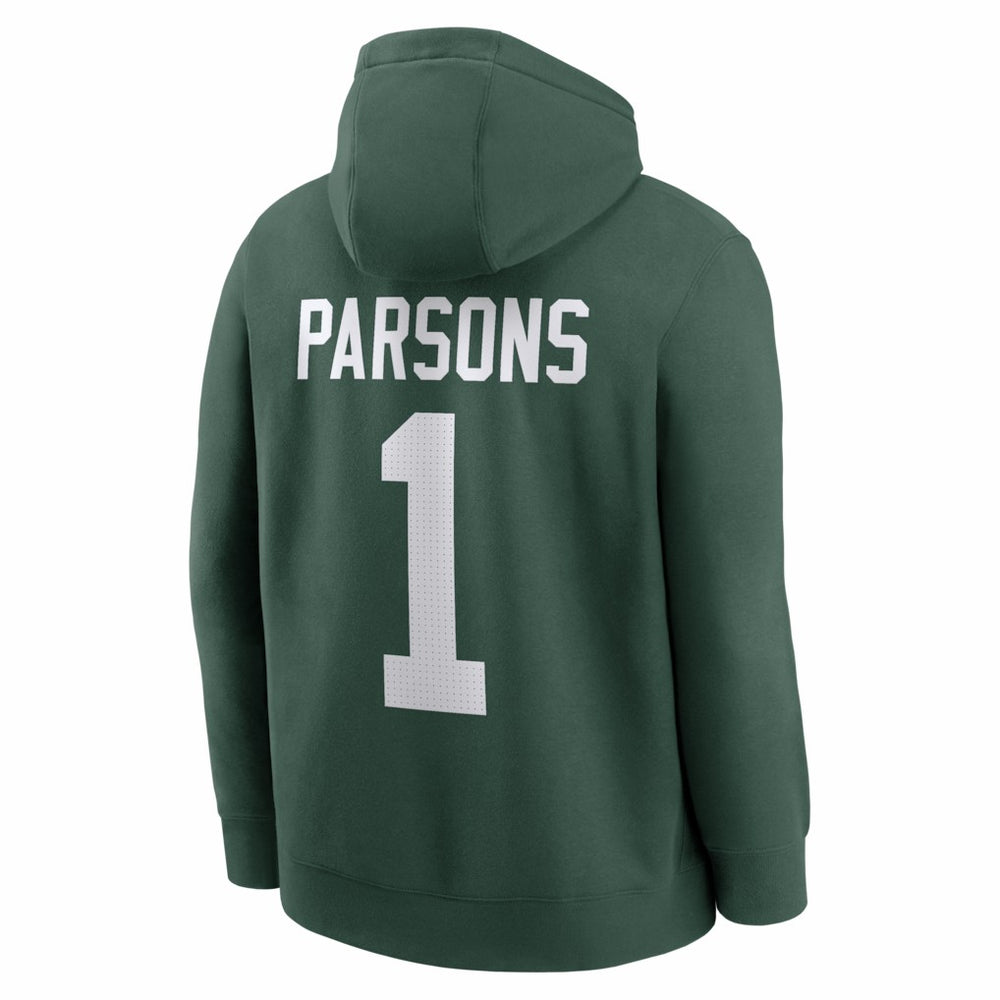 Micah Parsons Green Bay Packers Player Name & Number Fleece Hoodie Green | Nike for Sale