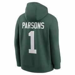 Micah Parsons Green Bay Packers Player Name & Number Fleece Hoodie Green | Nike for Sale