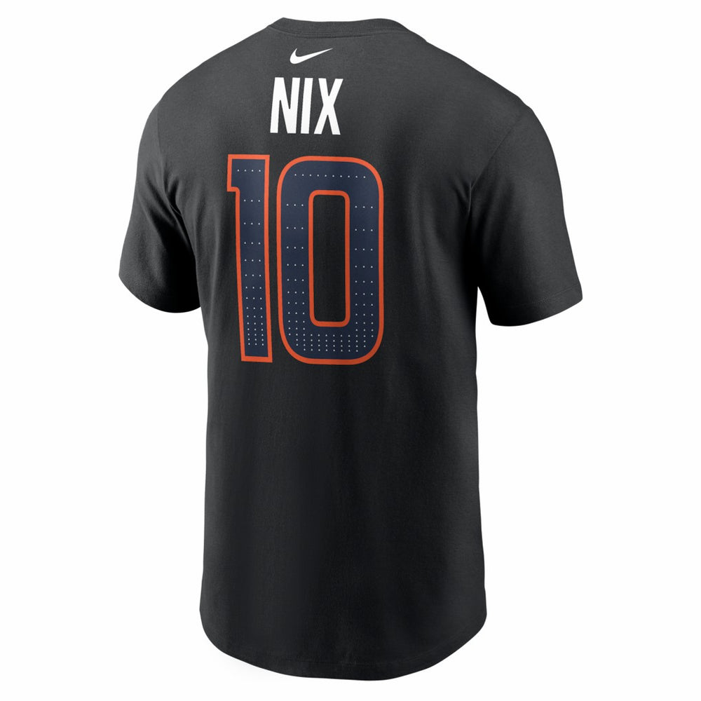 Bo Nix Denver Broncos Carbon Name & Number T-Shirt Black | Nike for Sale