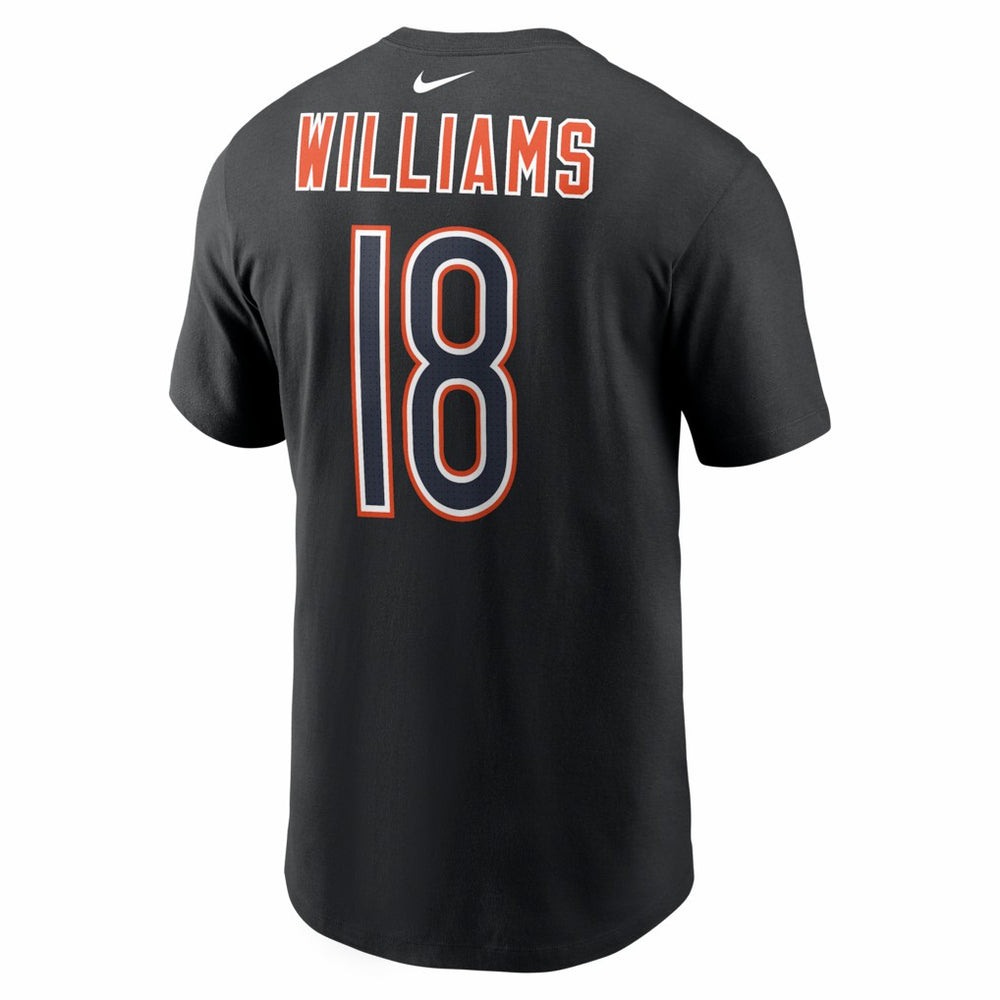 Caleb Williams Chicago Bears Carbon Name & Number T-Shirt Black | Nike for Sale