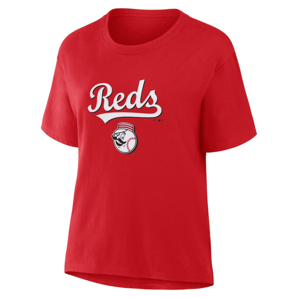 Cincinnati Reds Fanatics Women's Lockup Legacy T-Shirt - MLB