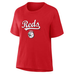 Cincinnati Reds Fanatics Women's Lockup Legacy T-Shirt - MLB