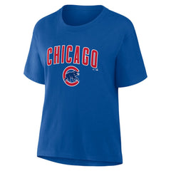 Chicago Cubs Fanatics Women's Lockup Legacy T-Shirt - MLB