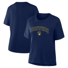 Milwaukee Brewers Fanatics Women's Lockup Legacy T-Shirt - MLB