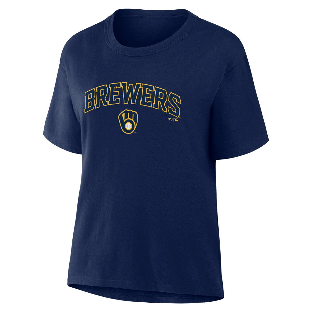 Milwaukee Brewers Fanatics Women's Lockup Legacy T-Shirt - MLB