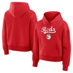 Cincinnati Reds Fanatics Women's Lockup Legacy Fleece Hoodie - MLB
