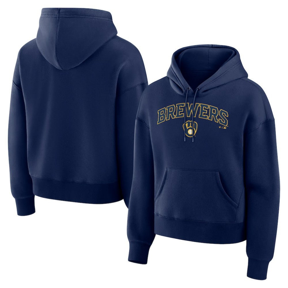 Milwaukee Brewers Fanatics Women's Lockup Legacy Fleece Hoodie - MLB