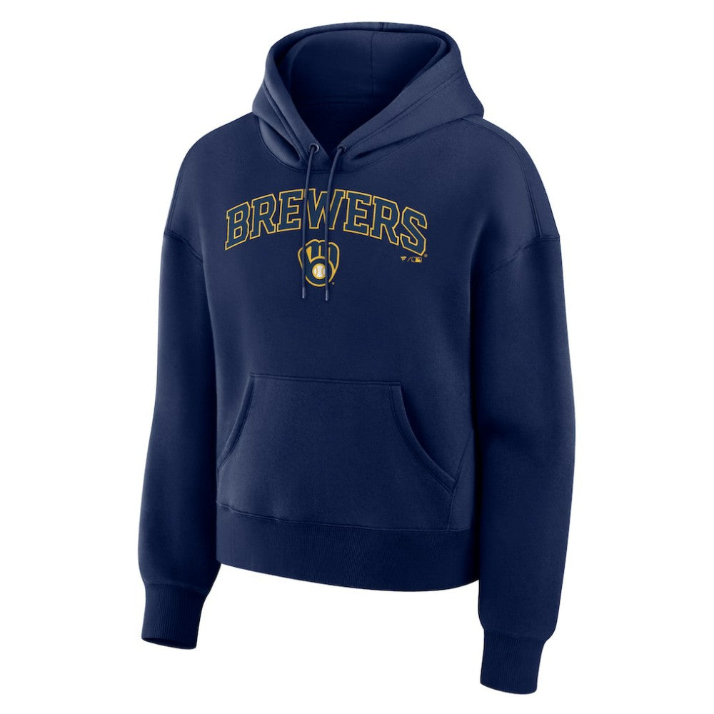 Milwaukee Brewers Fanatics Women's Lockup Legacy Fleece Hoodie - MLB