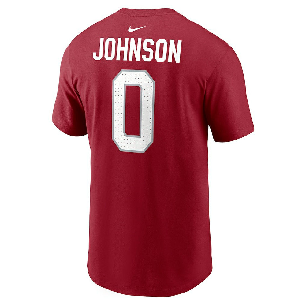 Will Johnson Arizona Cardinals Player Name & Number T-Shirt Cardinal | Nike for Sale
