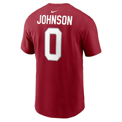 Will Johnson Arizona Cardinals Player Name & Number T-Shirt Cardinal | Nike for Sale