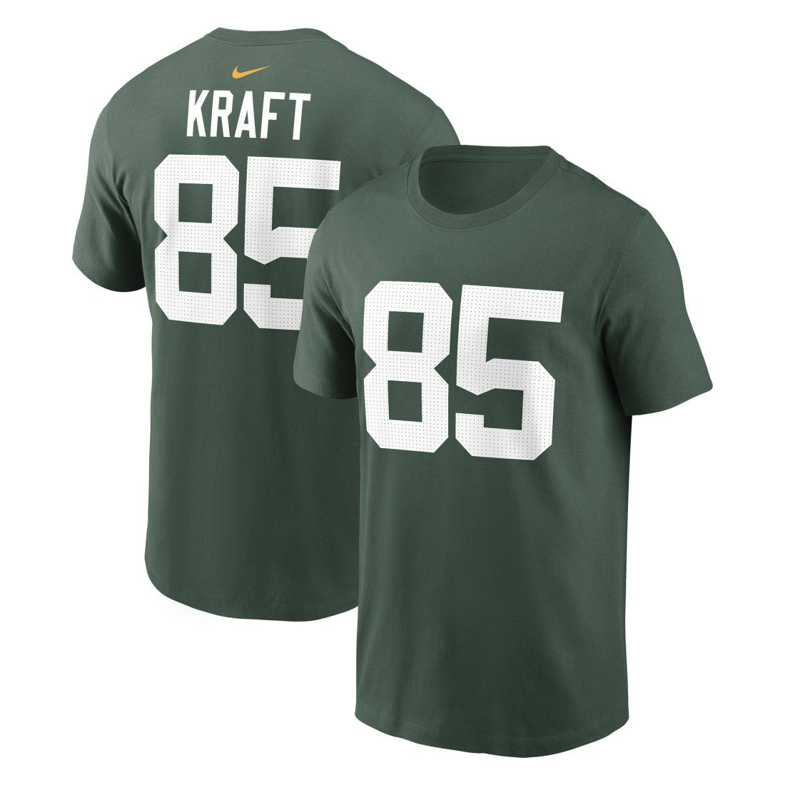 Tucker Kraft Green Bay Packers Player Name & Number T-Shirt Green | Nike for Sale