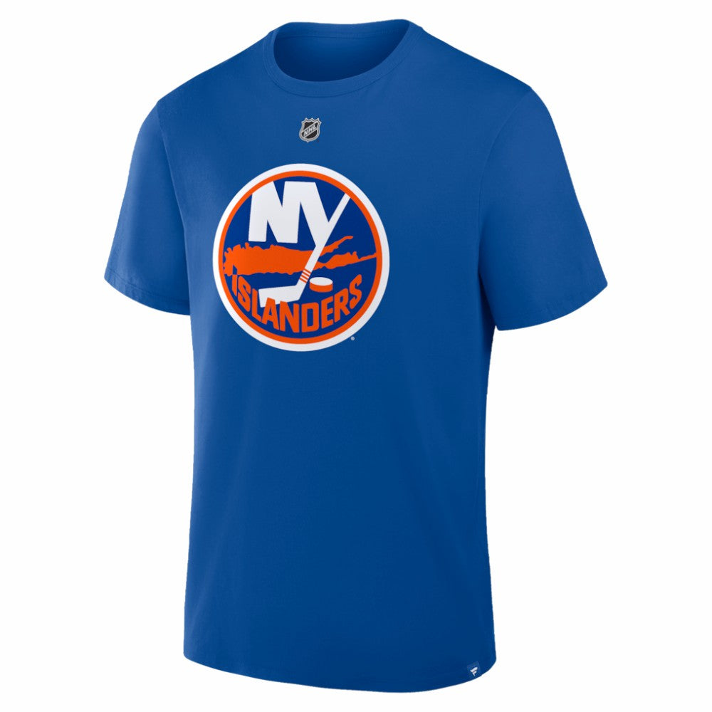 Matthew Schaefer New York Islanders Fanatics Authentic Stack Name & Number T-Shirt - Royal - NHL