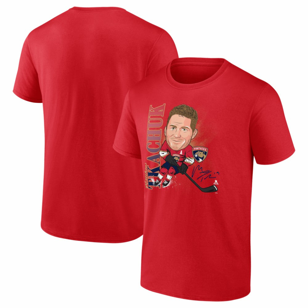 Matthew Tkachuk Florida Panthers Fanatics Caricature Player T-Shirt - Red - NHL