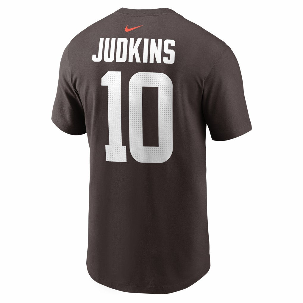 Quinshon Judkins Cleveland Browns Name & Number T-Shirt Brown | Nike for Sale