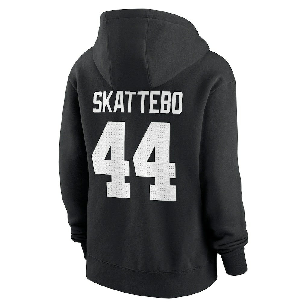 Cam Skattebo New York Giants Women's Player Name & Number Fleece Hoodie Black | Nike for Sale