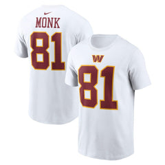 Art Monk Washington Commanders Retired Player Name & Number T-Shirt White | Nike for Sale