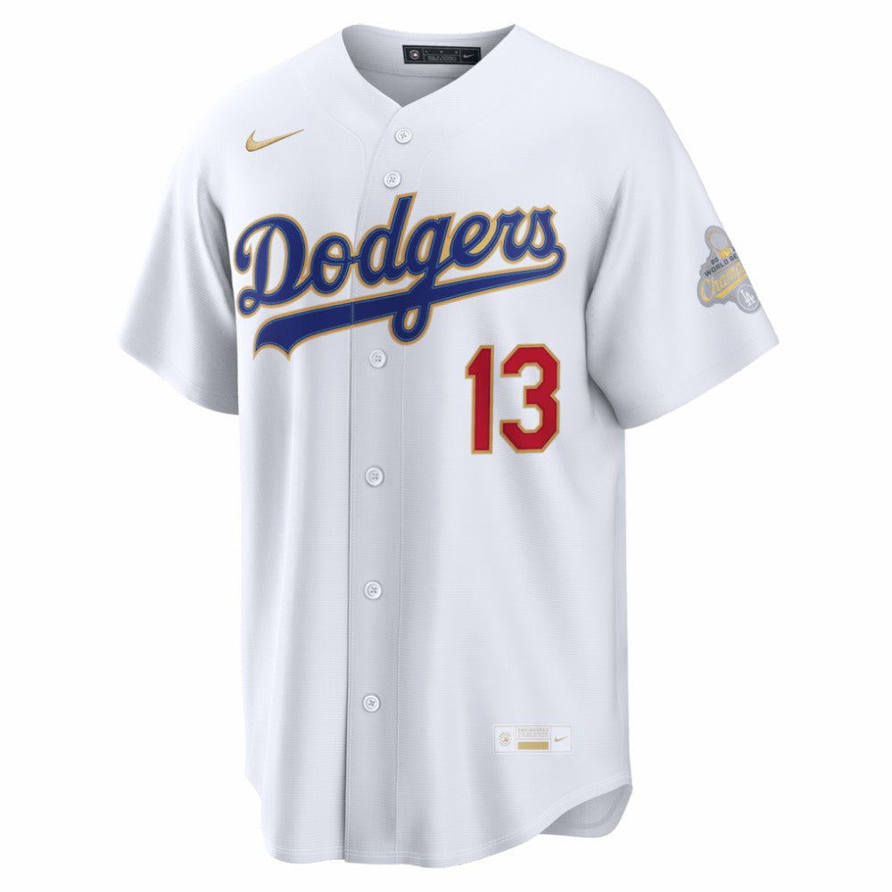 Max Muncy Los Angeles Dodgers Nike 2026 Gold Collection Stadium Jersey - MLB