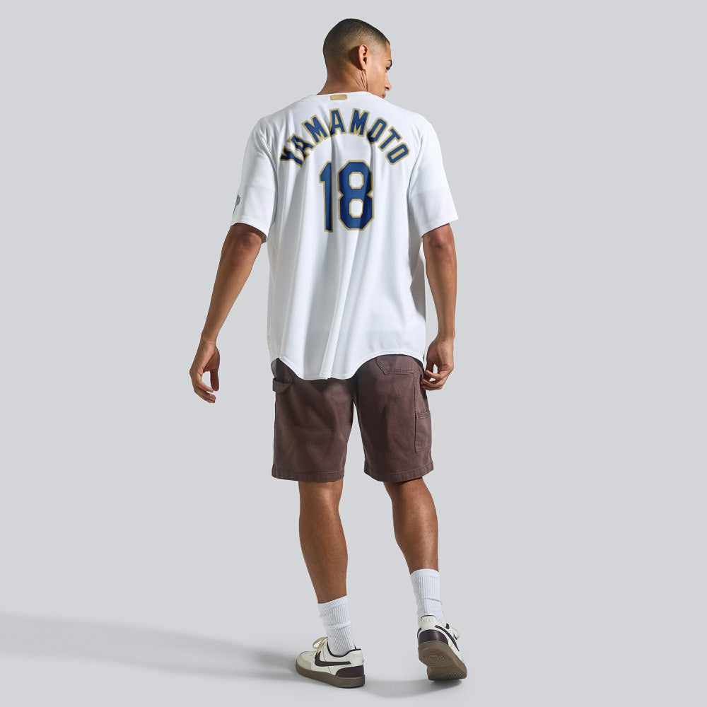 Yoshinobu Yamamoto Los Angeles Dodgers Nike 2026 Gold Collection Stadium Jersey - MLB