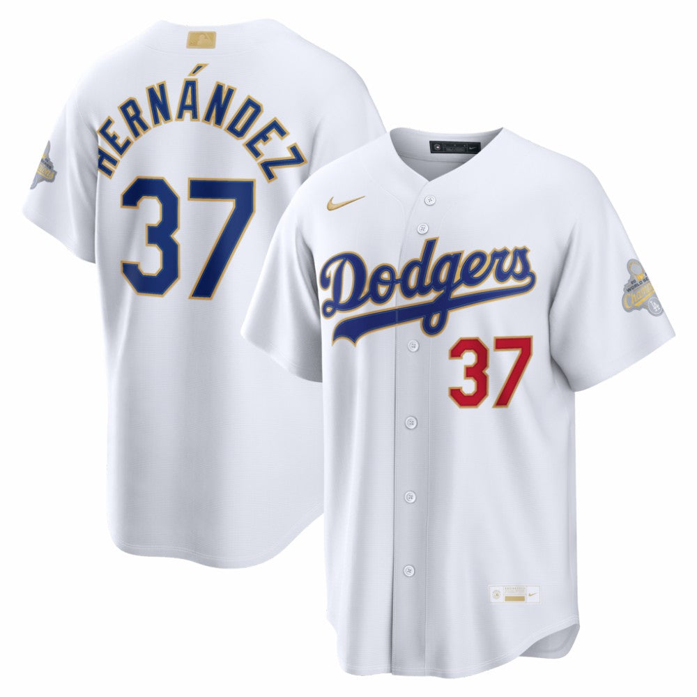 Teoscar Hernández Los Angeles Dodgers Nike 2026 Gold Collection Stadium Jersey - MLB