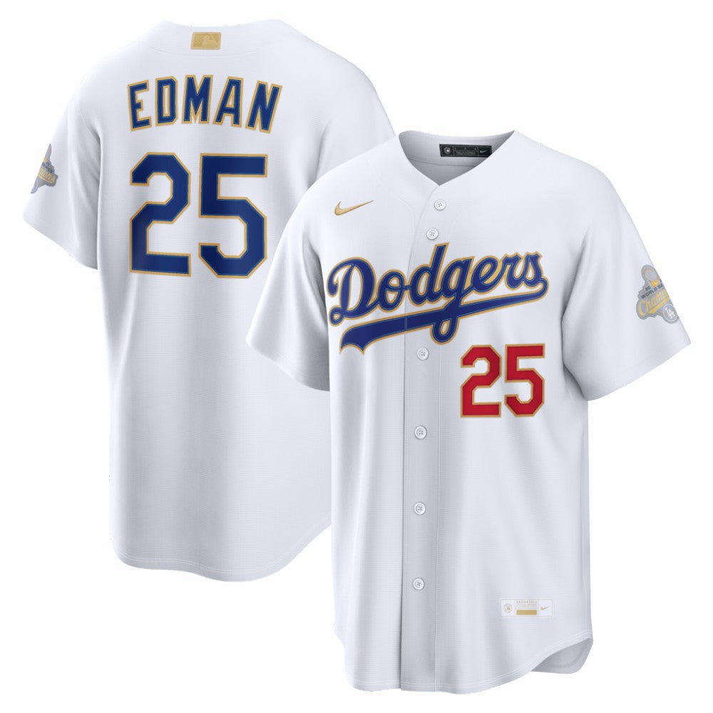 Tommy Edman Los Angeles Dodgers Nike 2026 Gold Collection Stadium Jersey - MLB