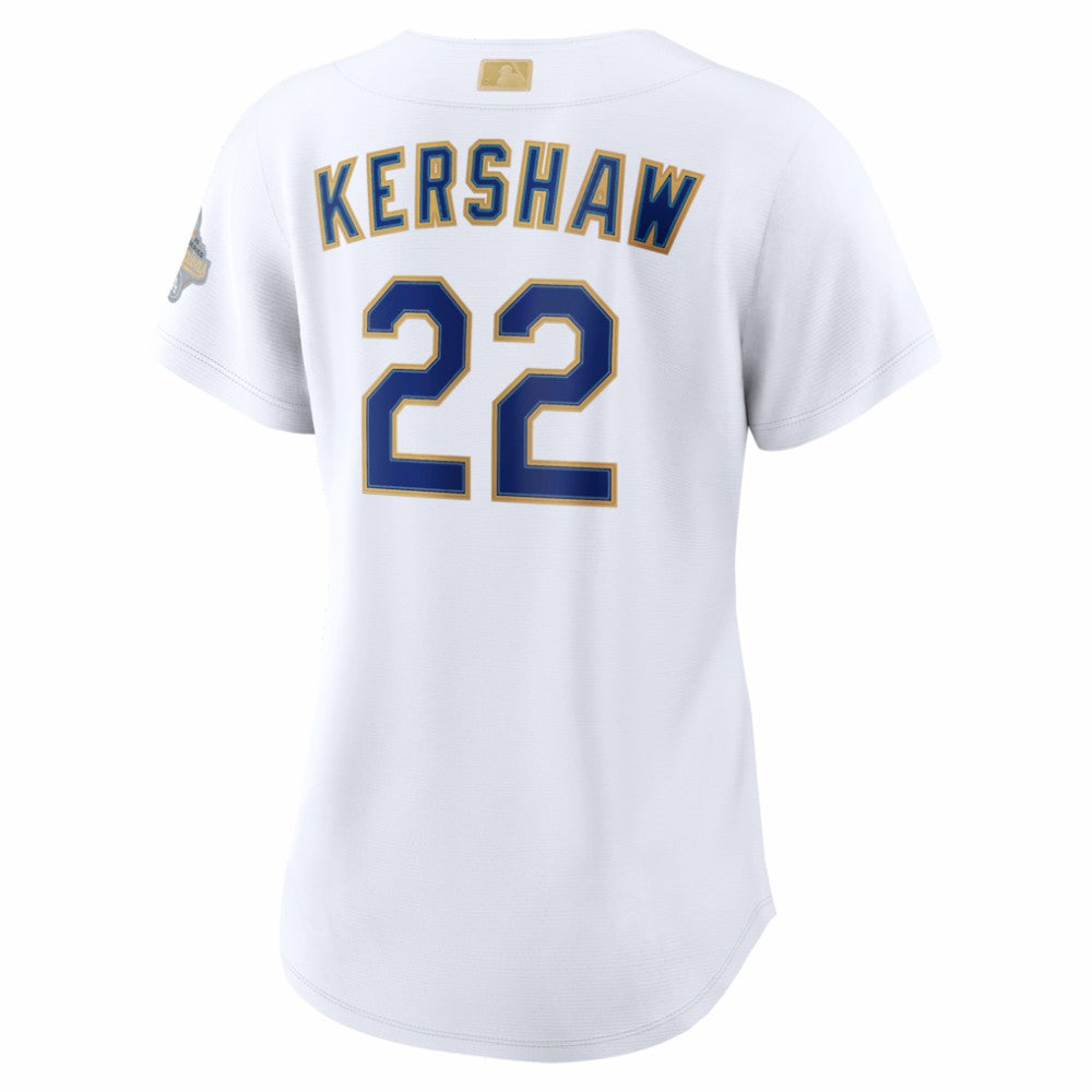 Clayton Kershaw Los Angeles Dodgers Nike Women's 2026 Gold Collection Stadium Jersey - MLB
