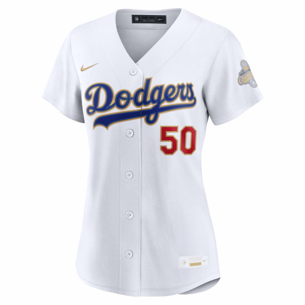 Mookie Betts Los Angeles Dodgers Nike Women's 2026 Gold Collection Stadium Jersey - MLB