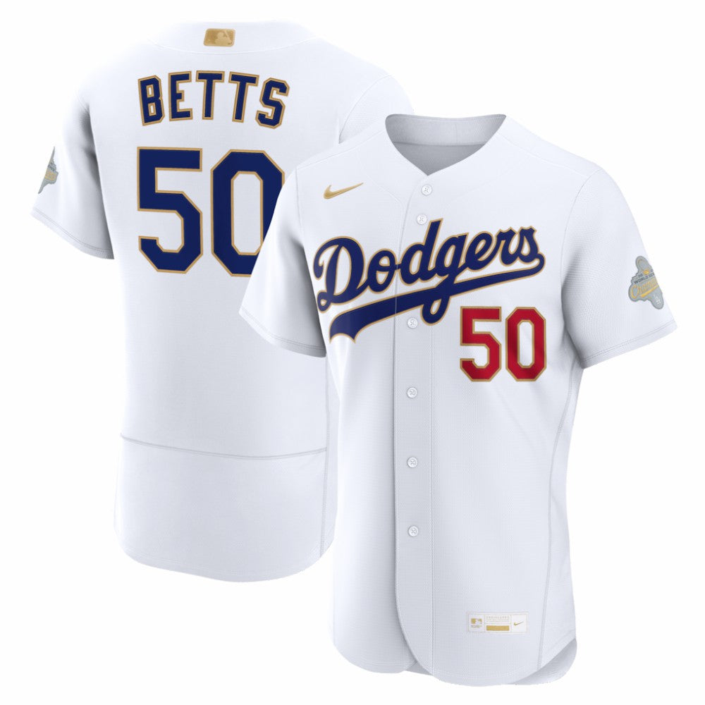 Mookie Betts Los Angeles Dodgers Nike 2026 Gold Collection Authentic Jersey - MLB