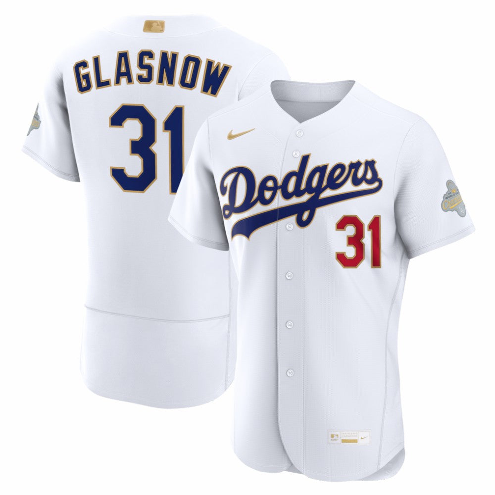 Tyler Glasnow Los Angeles Dodgers Nike 2026 Gold Collection Authentic Jersey - MLB