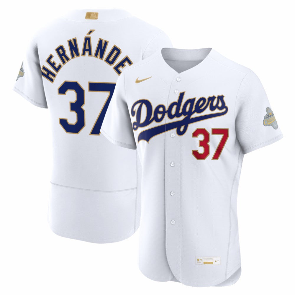 Teoscar Hernández Los Angeles Dodgers Nike 2026 Gold Collection Authentic Jersey - MLB