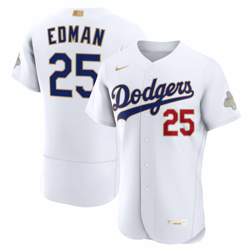 Tommy Edman Los Angeles Dodgers Nike 2026 Gold Collection Authentic Jersey - MLB