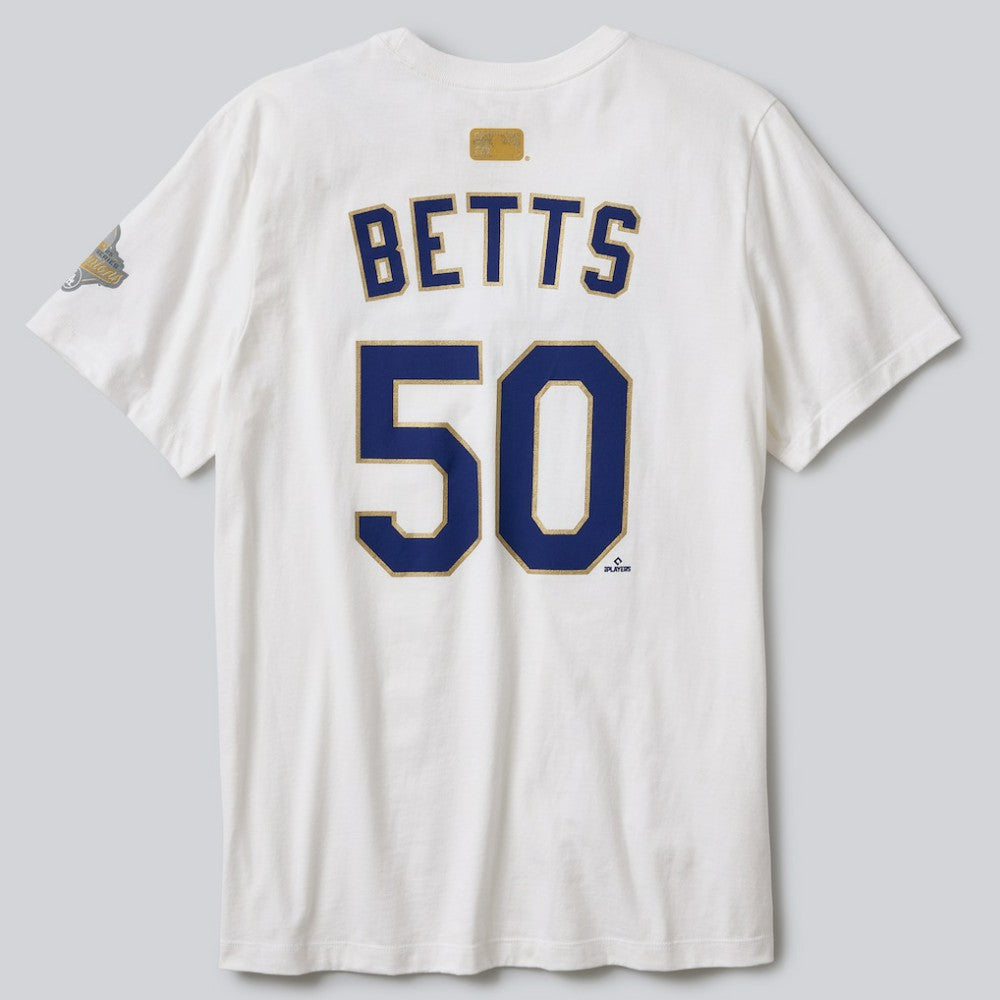 Mookie Betts Los Angeles Dodgers Nike 2026 Gold Collection Name & Number T-Shirt - MLB