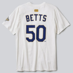 Mookie Betts Los Angeles Dodgers Nike 2026 Gold Collection Name & Number T-Shirt - MLB