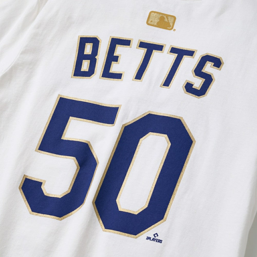 Mookie Betts Los Angeles Dodgers Nike 2026 Gold Collection Name & Number T-Shirt - MLB
