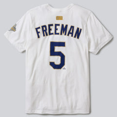 Freddie Freeman Los Angeles Dodgers Nike 2026 Gold Collection Name & Number T-Shirt - MLB