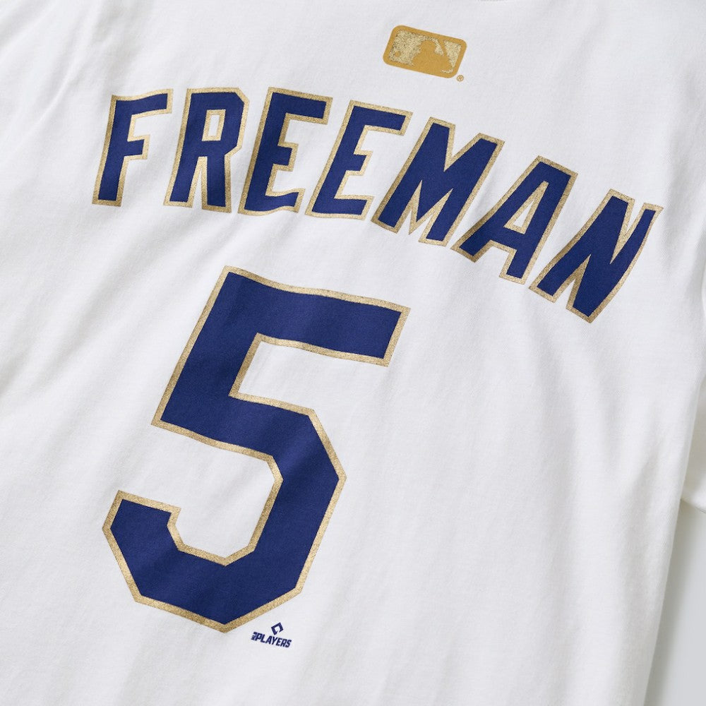 Freddie Freeman Los Angeles Dodgers Nike 2026 Gold Collection Name & Number T-Shirt - MLB