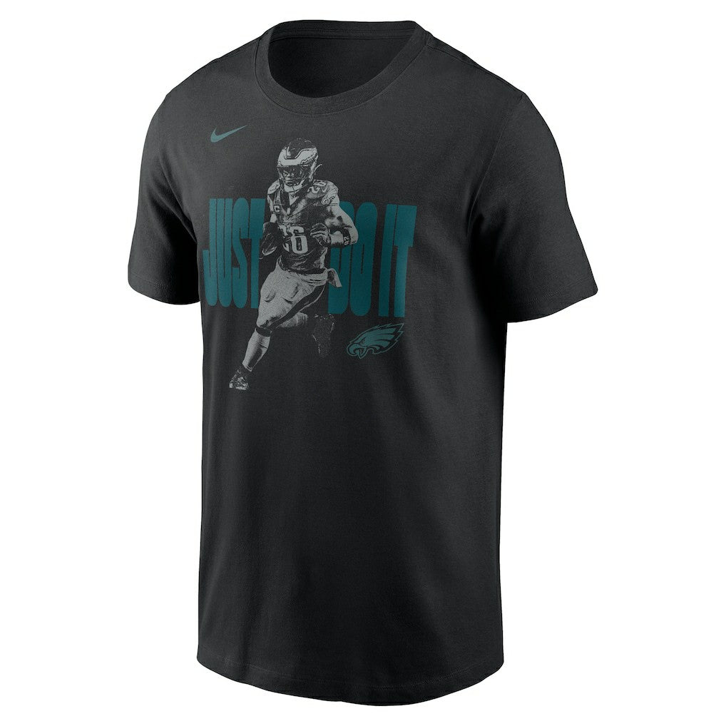 Saquon Barkley Philadelphia Eagles Just Do It T-Shirt Black | Nike for Sale