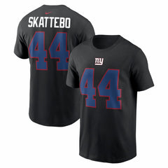 Cam Skattebo New York Giants Name & Number T-Shirt Black | Nike for Sale