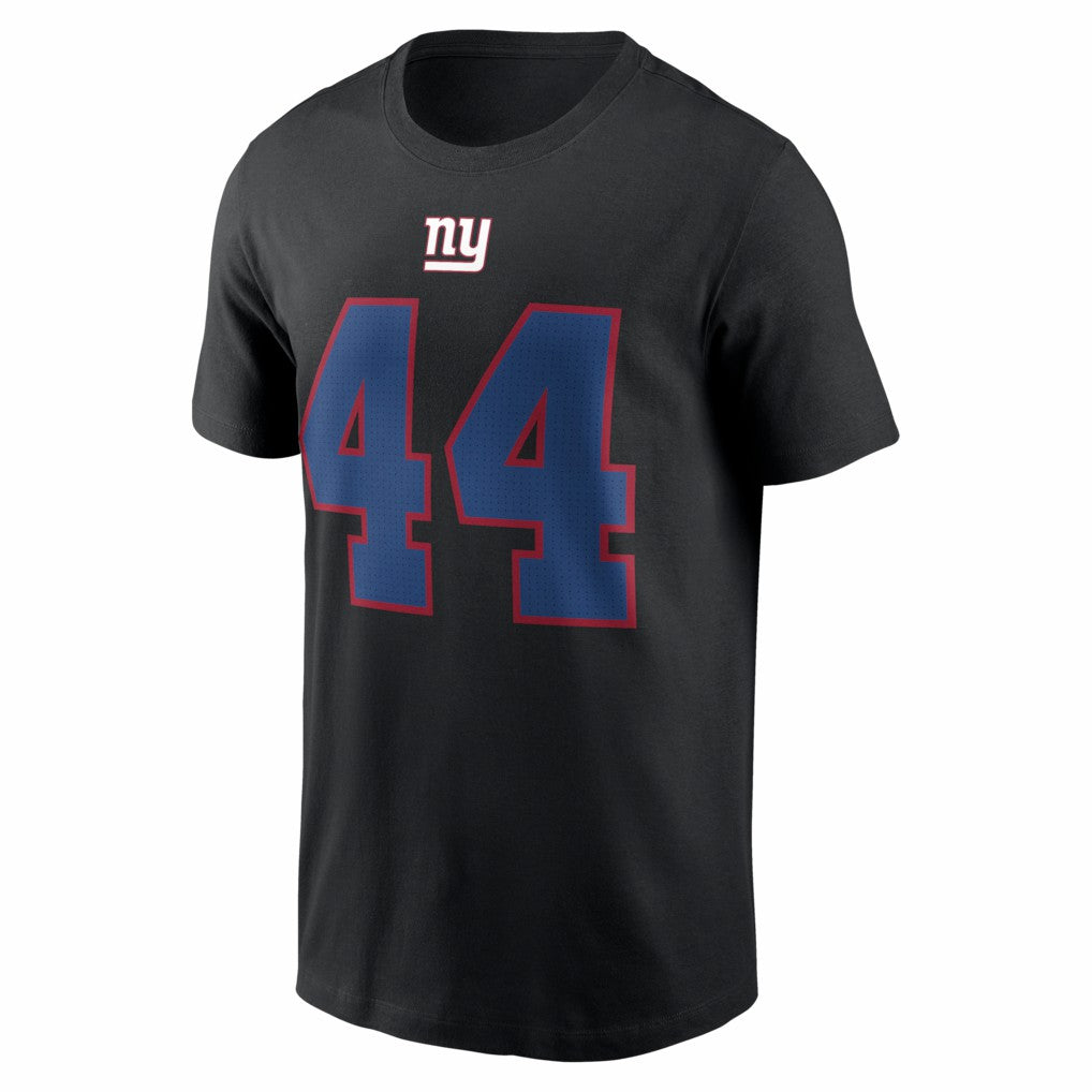 Cam Skattebo New York Giants Name & Number T-Shirt Black | Nike for Sale