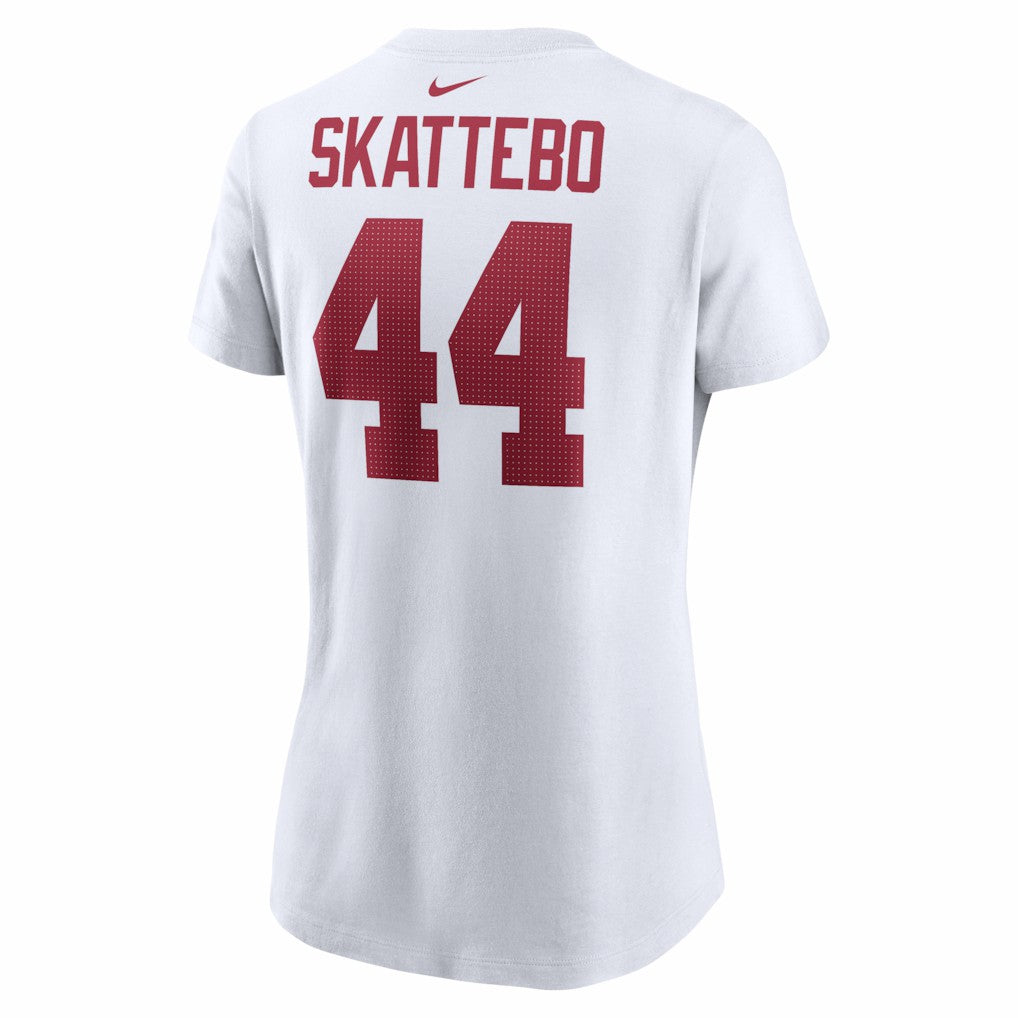 Cam Skattebo New York Giants Women's Name & Number T-Shirt White | Nike for Sale